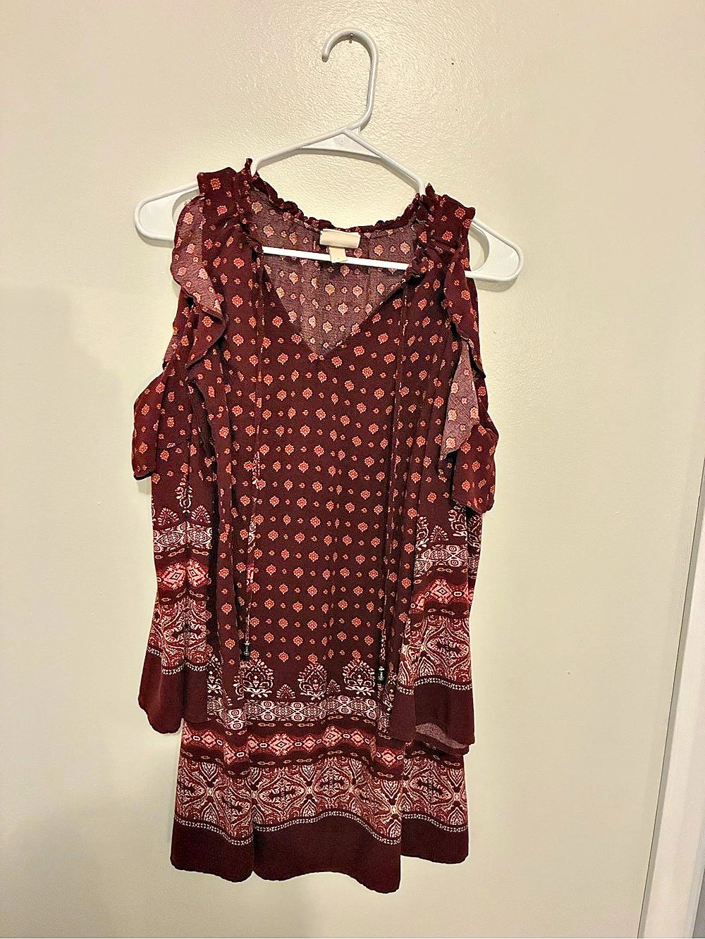Knox Rose Floral Mini Dress Size Small